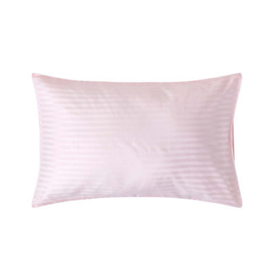 Homescapes Pink Egyptian Cotton Satin Stripe Housewife Pillowcase 330 Tc - image 1