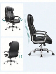LEDREM Qffice Chair, Desk Chair, Gaming Chair With Armrests, Swivel Computer Chair, Executive Office Chair, Adjustable Height - thumbnail 7