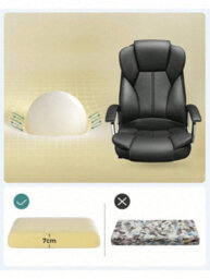 LEDREM Qffice Chair, Desk Chair, Gaming Chair With Armrests, Swivel Computer Chair, Executive Office Chair, Adjustable Height - thumbnail 8