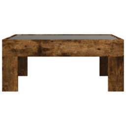 Berkfield Coffee Table With Infinity Led Smoked Oak 70X50X30 Cm - thumbnail 6