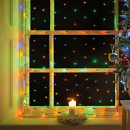 The Christmas Workshop 77820 180 Led Multi-Coloured Christmas Window Lights