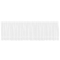 Berkfield Modern Curtains With Curtains Floral White Polyester