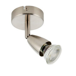 Luminosa Lighting Luminosa Amalfi 1 Light Spotlight Satin Nickel, Gu10 - thumbnail 2