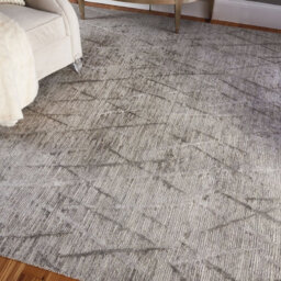 Grey Wool Luxurious Plain Easy To Clean Handmade Dining Room Bedroom And Living Room Rug -236Cm X 297Cm - thumbnail 4