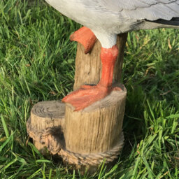 Animal Crackers Seagull On Post Figurine Indoor Or Outdoor Ornament Or Nautical Decoration (Height 32Cm Inc Post) - thumbnail 4
