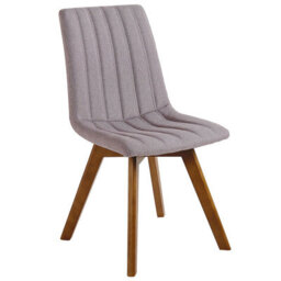 Beliani Set Of 2 Dining Chairs Calgary Fabric Taupe - thumbnail 6