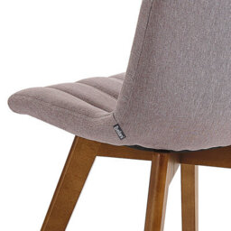 Beliani Set Of 2 Dining Chairs Calgary Fabric Taupe - thumbnail 9