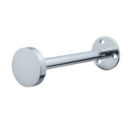 A.unique Home Pair Of Stud End Holdbacks With Fittings - Nickel - thumbnail 1