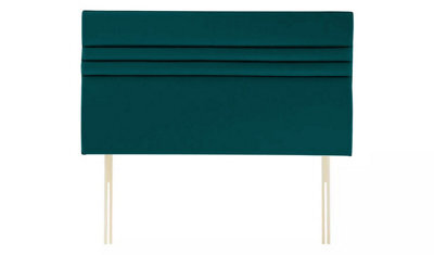 "Adore Designs Apollo Plush Velvet 6Ft Super King 20"" Headboard - Mallard"
