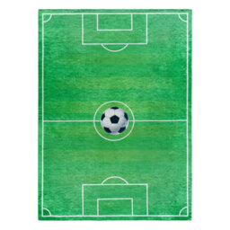 RugsX Bambino 9731 Washing Carpet Pitch, Football For Children Anti-Slip - Green  200X290 Cm - thumbnail 2
