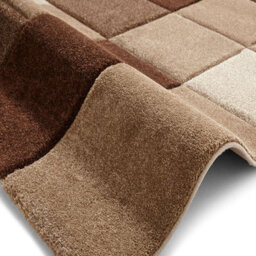Grey/brown Rug, Stain-Resistant Rug, Geometric Modern Handmade Rug For Bedroom, & Dining Room-120Cm X 170Cm - thumbnail 2