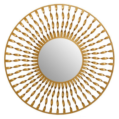 Orsina Versatile Wall Mirror, Elegant Round Shaped Wall Mirror, Sleek And Slim Wall Mirror, Lightweight Wall Mirror - image 1
