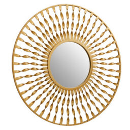 Orsina Versatile Wall Mirror, Elegant Round Shaped Wall Mirror, Sleek And Slim Wall Mirror, Lightweight Wall Mirror - thumbnail 2