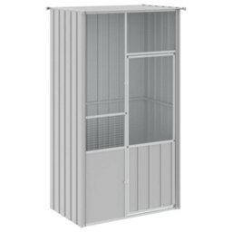 Walplus Bird Cage Grey 115X78X200 Cm Galvanised Steel - thumbnail 2