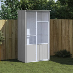 Walplus Bird Cage Grey 115X78X200 Cm Galvanised Steel