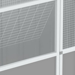 Walplus Bird Cage Grey 115X78X200 Cm Galvanised Steel - thumbnail 5