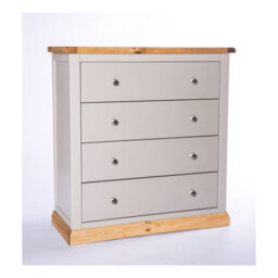 Cabinet Bits Bomporto 4 Drawer Chest Of Drawers Chrome Knob - thumbnail 1
