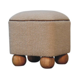 Artisan Furniture Serenity Footstool With Ball Feet - thumbnail 3