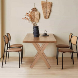 2Pcs Wooden X-Shaped Chair Legs Frame Legs For Dining Stool & Bench 44Cm - thumbnail 6