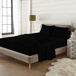 Homes & Linen Fitted Sheets Flannelette Brushed 100% Cotton 25Cm Thermal Flannel Warm & Soft Bed Sheets