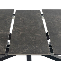 Wyld Haus Perth 200 240Cm Black Ceramic Extendable Dining Table With Industrial Metal Legs - thumbnail 7