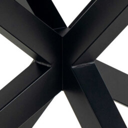 Wyld Haus Perth 200 240Cm Black Ceramic Extendable Dining Table With Industrial Metal Legs - thumbnail 9
