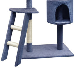 Walplus Cat Tree With Sisal Scratching Posts 150 Cm Dark Blue - thumbnail 4