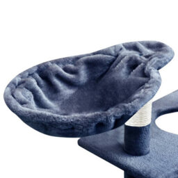 Walplus Cat Tree With Sisal Scratching Posts 150 Cm Dark Blue - thumbnail 6