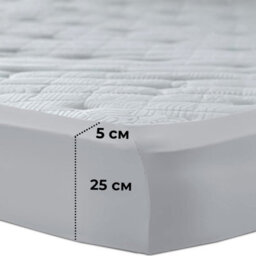 Aspire Homeware Silver Fitted Sheet-(25Cm) Deep Hotel Quality -Breathable Fitted Bed Sheets Single (L)190Cm X (W)91Cm - thumbnail 6