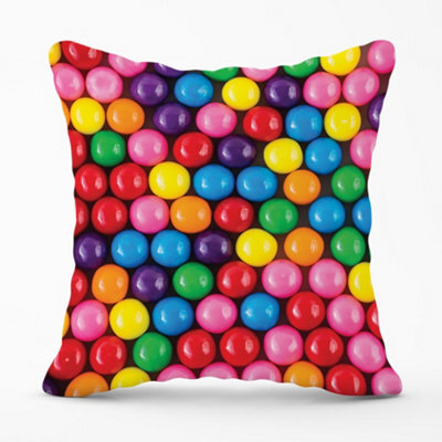 Warren Reed Designer Brightly Colored Gum Balls Cushions 45Cm X 45Cm - image 1