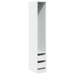 Vidaxl Wardrobe White 30X50X200 Cm Engineered Wood - thumbnail 2