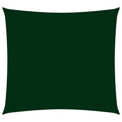 Berkfield Sunshade Sail Oxford Fabric Square 7X7 M Dark Green - image 1