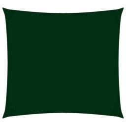 Berkfield Sunshade Sail Oxford Fabric Square 7X7 M Dark Green - thumbnail 1