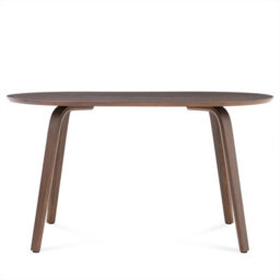 Birchstone Retro Walnut Effect 4-6 Seater Oval Dining Table - 140Cm - thumbnail 4