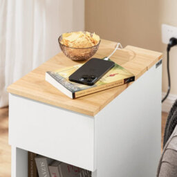 Sobuy Fbt111-Ii-Nw, Bedside Table Nightstand Side Table End Table Sofa Table Coffee Table,wood Effect,w25.2Xd40Xh60 - thumbnail 6