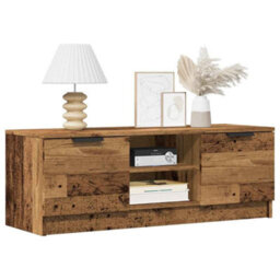 Berkfield Tv Cabinet Old Wood 102X35X36.5 Cm Engineered Wood
