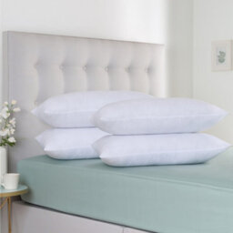 Slumberdown Anti Allergy Super Support Pillows 4 Pack Firm Support Side Sleeper Neck And Shoulder Pain Relief Supportive 48X74Cm - thumbnail 3