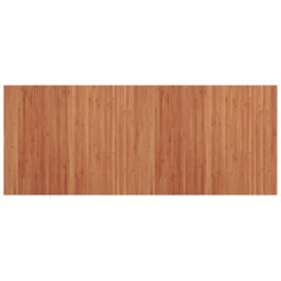 Berkfield Modern Rug Rectangular Brown 80X200 Cm Bamboo