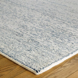 Handmade Luxurious Modern Easy To Clean Dotted Blue Wool Rug For Living Room Bedroom & Dining Room-160Cm X 230Cm - thumbnail 3