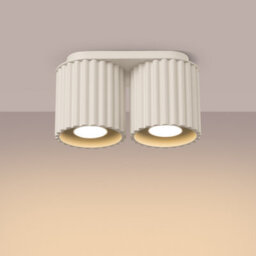 Luminosa Lighting Luminosa Aura Surface Mounted Downlight Beige 2X Gu10 - thumbnail 3
