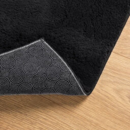 Walplus Rug Huarte Short Pile Soft And Washable Black 200X280 Cm - thumbnail 5