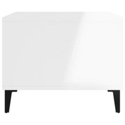 Berkfield Coffee Table High Gloss White 60X50X40 Cm Engineered Wood - thumbnail 6