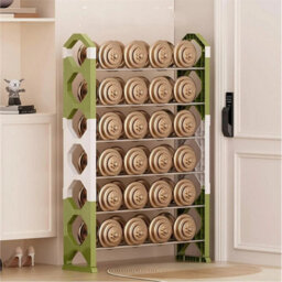 8 Tiers White&green 2-8 Tier Shoe Rack 50Cm Width Footwear Storage Shelf Organizer Stand - thumbnail 5