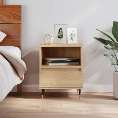 Berkfield Bedside Cabinet Sonoma Oak 40X35X50 Cm Engineered Wood - image 1