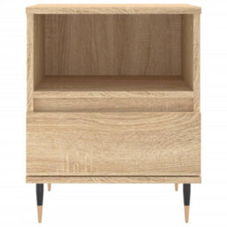 Berkfield Bedside Cabinet Sonoma Oak 40X35X50 Cm Engineered Wood - thumbnail 5