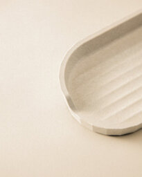 Cosmic Soap Dish, White, Recycled Materials, Award-Winning Design, Avenir Collection - thumbnail 2