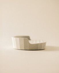 Cosmic Soap Dish, White, Recycled Materials, Award-Winning Design, Avenir Collection - thumbnail 3