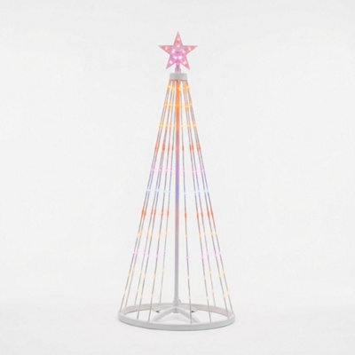 Pegdev 2.1M Rgb Led Christmas Star Tree Light 118 Leds With App & Controller - image 1