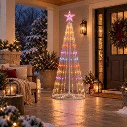 Pegdev 2.1M Rgb Led Christmas Star Tree Light 118 Leds With App & Controller - thumbnail 2