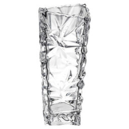 Queensway Home and Dining Queensway Home & Dining 25Cm Height Rio Crystal Look Heavy Glass Bouquet Flower Vase - thumbnail 7